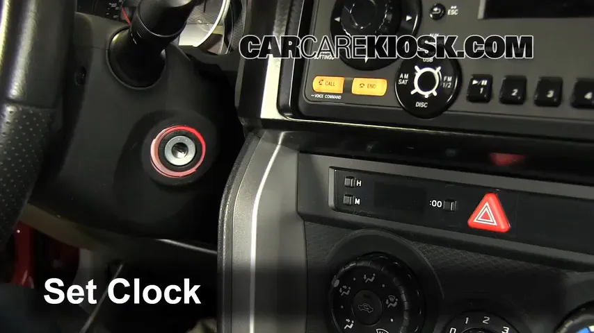 2013 Scion FR-S 2.0L 4 Cyl. Clock